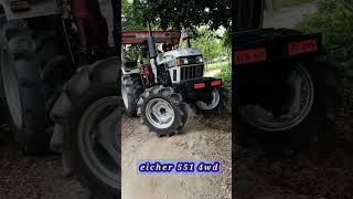 Eicher 551 4wd shorts viralvideo youtube traktor eicher551 [upl. by Bria]