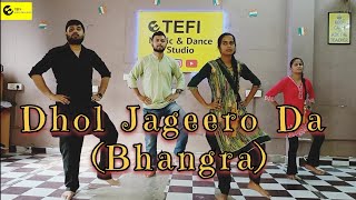 Dhol Jageero Da Bhangra  Punjabi Dance Easy Dance steps TEFI Music and Dance studio [upl. by Ecnaiva]