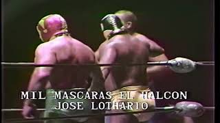 Gino Gernandez Gran Markus amp Gran Goliath vs Jose Lothario El Halcon amp Mil Mascaras [upl. by Kendre456]