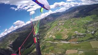 PARAGLIDING ORGANYA SPRING 2017 UTURN BLACKOUT [upl. by Ecnarretal]