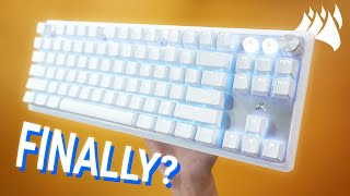 Corsair made a magnetic keyboard any good  Corsair K70 PRO TKL Review [upl. by Harikahs]