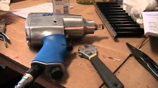 Campbell Hausfeld Impact Wrench ReviewDemonstration [upl. by Noeled]