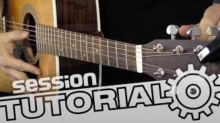 Akustikgitarre mit neuen Saiten stimmen – so bleibt sie stimmstabil  session Tutorial [upl. by Aldridge522]