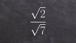 Learn how to rationalize the denominator with a radical in numerator and denominator [upl. by Nellak]