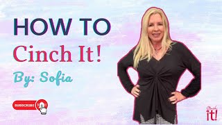 How to Use Cinch It to Perfectly Fit Your Clothes  fashion fix  easy style hacks [upl. by Asile]