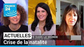 Crise de la natalité dans le monde  pourquoi faisonsnous moins de bébés  • FRANCE 24 [upl. by Afton]