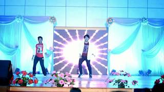 Sunona sunaina  Tholiprema song dance performance  Santosh amp Rushi [upl. by Zerk]