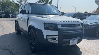 2021 Land Rover Defender110 Naperville Aurora Burr Ridge Lombard Tinely Park Chicago JP5072 [upl. by Nnylassej]