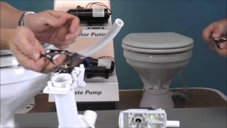 Replacing Top Valve Gasket in Jabsco Manual Marine Toilet [upl. by Shererd]