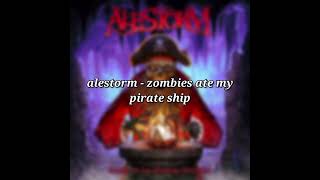 alestorm  zombies ate my pirate ship slowed [upl. by Enilarak]