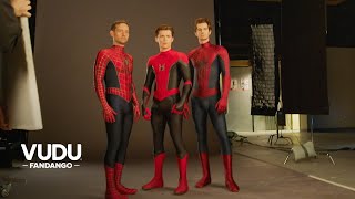 SpiderMan No Way Home Exclusive Featurette  Getting the Spiders Together 2021  Vudu [upl. by Bywoods62]