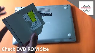 How to check Size of DVD for SSD Caddy  How to check Size of DVD for Caddy [upl. by Blus629]