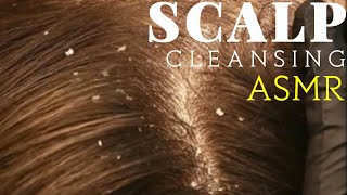 ASMR  Deep clean dandruff😴💤Sweet Sleep💟asmr relaxing sleep immersive [upl. by Netnilc531]