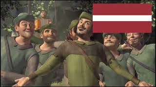 Shrek  merry men Robin hood song  Latvian Go3 [upl. by Tabshey743]