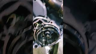 Ktm lc4 640 comon problem fly wheel and stator breaking  motovlog mechanic shorts subscribe [upl. by Groscr]