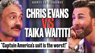 Chris Evans amp Taika Waititi Argue Over The Internets Big Debates  Agree to Disagree  ladbiblestories [upl. by Inilam688]