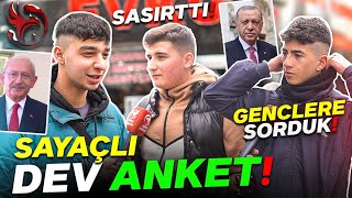 HIZLANDIRILMIŞ DEV ANKET ERDOĞAN MI KILIÇDAROĞLU MU YÜZ KİŞİYE SORDUK SAYAÇLI [upl. by Eerahc296]