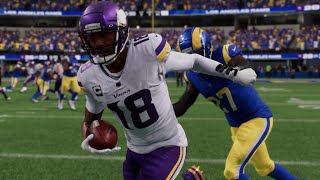 Minnesota Vikings vs Los Angeles Rams  NFL Thursday Week 8 2024 Full Highlights  Madden 25 Sim [upl. by Ellatsirhc]