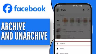 How to Archive and Unarchive Facebook Messenger Conversation Full Guide [upl. by Pathe]