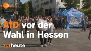 AfD in Hessen vor der Landtagswahl wachsende Zustimmung und Gegnerschaft entlang der A66 [upl. by Linus]