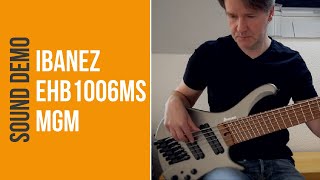 Ibanez EHB1006MSMGM  Sound Demo no talking [upl. by Ahsinhoj]