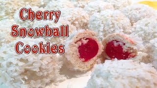 Cherry Snowball Cookies [upl. by Aerdnua]