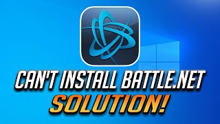 Cant Install the Blizzard Battlenet App Fix 2024 [upl. by Berardo]