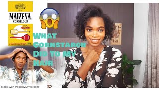 DIY Cornstarch Hair Mask  Amazing Results [upl. by Egroeg]