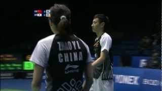 SF I  XD  Zhang NZhao Y vs Kim SRChoi HI  2012 Badminton Asia Cship [upl. by Nyllaf]