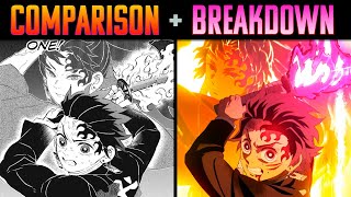 THE BEST EPISODE YET  Swordsmith Village Animation Breakdown  Manga Comparison [upl. by Anoyk763]