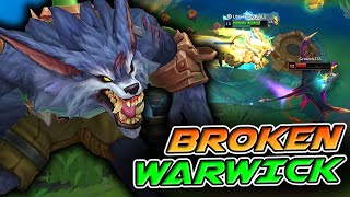 REWORKED WARWICK IS WAY TOO STRONG FOR SOME REASON [upl. by Llemar]