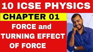 Class 10 ICSE Physics Chapter 1  Force and Moment Of Force  Centre of Gravity  Circular motion [upl. by Persas]