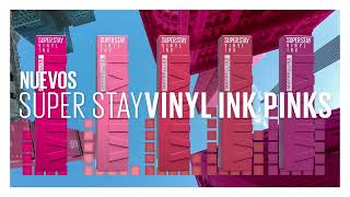 Dale play a labios más rosas con los Nuevos Super Stay Vinyl Ink Pinks [upl. by Ploch]