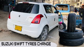 NEXEN TIRE CLASSE PREMIERE CP672 18565R15 SUZUKI SWIFT TYRE CHANGE PRICES IN KARACHI [upl. by Akehs]