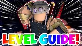 BEST LEVELING UP GUIDE in SLAYERS UNLEASHED  Guide [upl. by Darda]