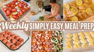 5 Day Family Meal Prep Simply Easy Recipes for the Week Ahead [upl. by Eerol]