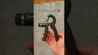 Get Strong Forearms with Hand Gripper Workouts🔥 forearmtraining fitnessjourney [upl. by Sajet]