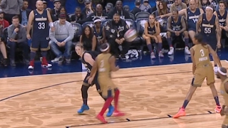 Lindsay Whalen Sweet Passing NoLook Assist to Win Butler  021717 [upl. by Jaquith431]