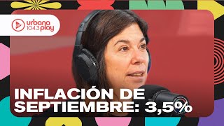 La inflación de septiembre fue del 35 y repercusión del veto universitario Audios de DeAcáEnMás [upl. by Gresham]