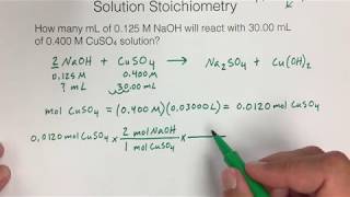 Solution Stoichiometry [upl. by Nolaj518]