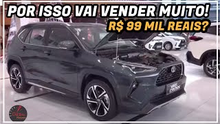 YÁRIS CROSS 2024 O QUE ESPERAR DO NOVO SUV DA TOYOTA NO BRASIL PREÇO E CONCORRENTES [upl. by Akiram]