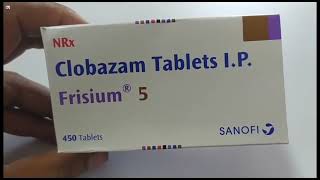 Frisium 5 Tablet  Clobazam Tablet  Frisium 5mg Tablet Uses Side effects benefit dosage ingredients [upl. by Silloh20]