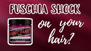 Manic Panic FUSCHIA SHOCK  Hair Swatches [upl. by Ateuqram]