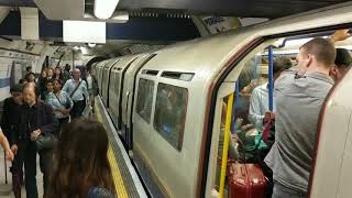 Piccadilly Line Green Park Station London Transport underground tube trains going west [upl. by Vergne]