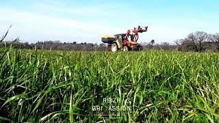 ÉPANDAGE DENGRAIS SUR COLZA amp HERBEHDEN BRETAGNE 2019 [upl. by Aguayo]