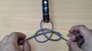 How to Tie A Paracord Snake Knot Lanyard With Bead [upl. by Airotna]