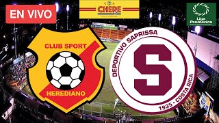 CS HEREDIANO VS SAPRISSA EN VIVO Jornada 5 Liga Promerica 2024 [upl. by Nwahsyar329]