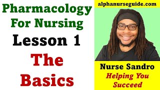 Pharmacology For Nursing Students  Lesson 1 Introduction to Pharmacology  Pharmacology Chapter 1 [upl. by Henricks]