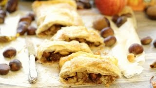 Strudel di mele e castagne con pasta sfoglia  Le ricette di mamma Gy [upl. by Winn121]