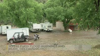 Mudslides and flooding reported in the Ruidoso area [upl. by Iemaj488]